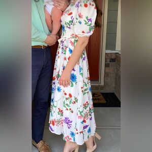 Donna Morgan Floral Midi Dress